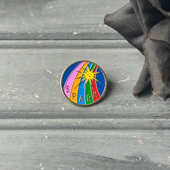 Rainbow Spark Pin - Picture 2 of 9